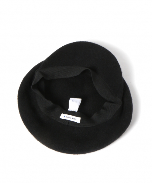 GLOBAL WORK（グローバルワーク）の「バスクマリンキャップ/ 847409（ハンチング/ベレー帽・レディース・ベージュ/ネイビー/ブラック・FREE）」の7枚目の写真