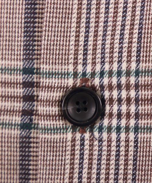 ８(eight)（エイト）の「ビッグ チェックシャツ ネルシャツ（シャツ/ブラウス・メンズ・ブラウン/グレー・MEDIUM/LARGE）」の12枚目の写真