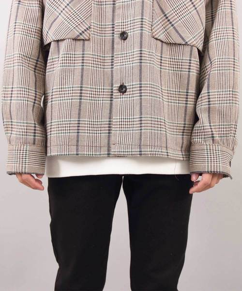 ８(eight)（エイト）の「ビッグ チェックシャツ ネルシャツ（シャツ/ブラウス・メンズ・ブラウン/グレー・MEDIUM/LARGE）」の15枚目の写真