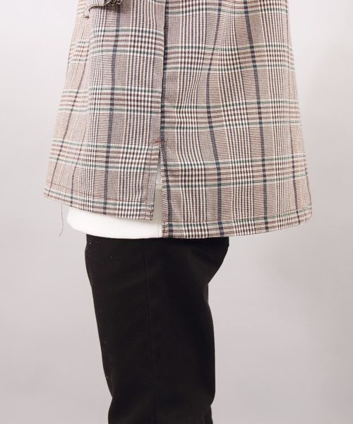 ８(eight)（エイト）の「ビッグ チェックシャツ ネルシャツ（シャツ/ブラウス・メンズ・ブラウン/グレー・MEDIUM/LARGE）」の16枚目の写真