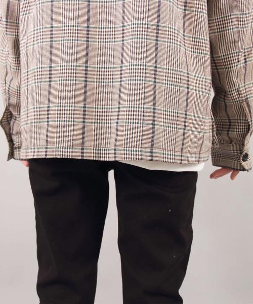 ８(eight)（エイト）の「ビッグ チェックシャツ ネルシャツ（シャツ/ブラウス・メンズ・ブラウン/グレー・MEDIUM/LARGE）」の17枚目の写真