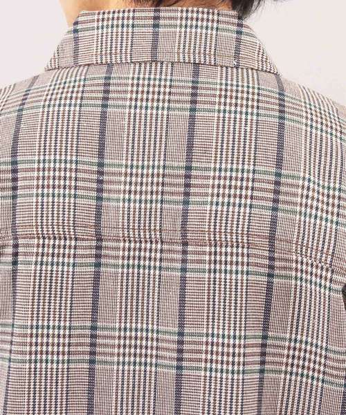 ８(eight)（エイト）の「ビッグ チェックシャツ ネルシャツ（シャツ/ブラウス・メンズ・ブラウン/グレー・MEDIUM/LARGE）」の19枚目の写真
