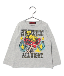 HYSTERIC MINI | BABY little bit bad shiny girl 長袖Tシャツ(Tシャツ/カットソー)
