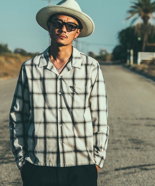CRIMIE(�N���C�~�[)��OPEN CHECK SHIRT(�V���c/�u���E�X)