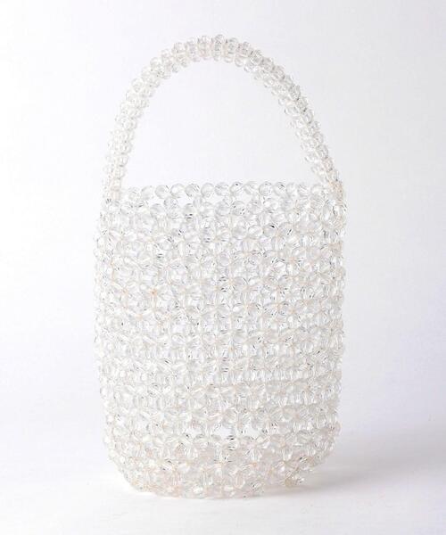 green label relaxing（グリーンレーベルリラクシング）の「FFC ビーズ 1HD バッグ（ハンドバッグ・レディース・ブラウン/ブラック/その他1・FREE）」の3枚目の写真