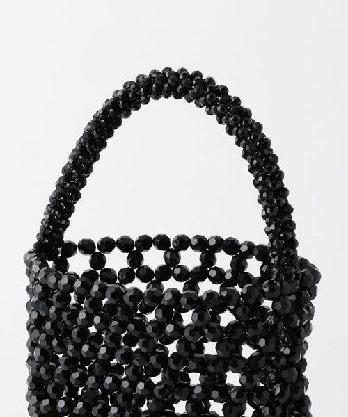 green label relaxing（グリーンレーベルリラクシング）の「FFC ビーズ 1HD バッグ（ハンドバッグ・レディース・ブラウン/ブラック/その他1・FREE）」の4枚目の写真