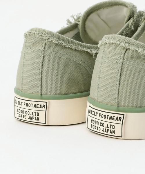 coen(コーエン)の「キャンバススリッポン(スニーカー)(スリッポン・レディース・カーキ/ホワイト/ブラック/ベージュ・MEDIUM/LARGE/X-SMALL/X-LARGE/SMALL)」の19枚目の写真