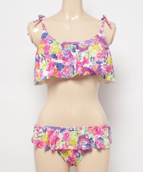 yori ぺプラムフレアスイムウェアセット ペプラムフレアスイムウェアセット | all item| yori