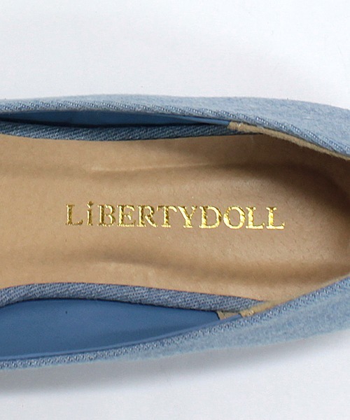 LibertyDoll（リバティードール）の「LiBERTYDOLL /クラシカルなポインテッドトゥ フラット美脚オペラパンプス(5324)（パンプス・レディース・ブラック/グレー/ベージュ/レオパード/レッド/モスグリーン/サックスブルー/チェック/ネイビー/ブラック系その他/シルバー/シルバー系その他/ゴールド系その他/ブラック系その他2・SS/S/M/L/LL/XL）」の21枚目の写真