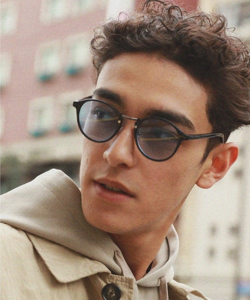 BAYFLOW（ベイフロー）の「ラウンドサングラス　20SS（サングラス・メンズ・ブラック/クリアブルー・FREE）」の2枚目の写真