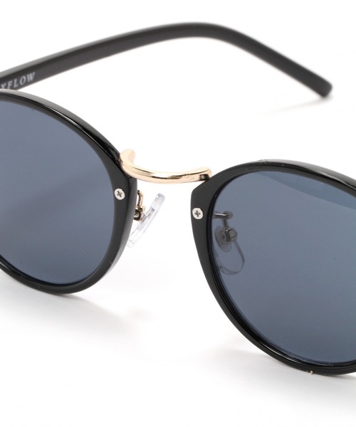 BAYFLOW（ベイフロー）の「ラウンドサングラス　20SS（サングラス・メンズ・ブラック/クリアブルー・FREE）」の5枚目の写真