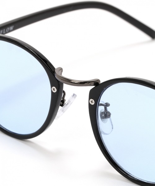 BAYFLOW（ベイフロー）の「ラウンドサングラス　20SS（サングラス・メンズ・ブラック/クリアブルー・FREE）」の7枚目の写真