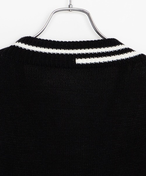 DING（ディング）の「DING/スクールニットカーディガン（カーディガン/ボレロ・レディース・ブラック/グリーン/ホワイト・FREE）」の16枚目の写真