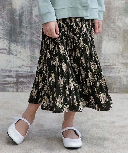 Bee des Bee(ビーデスビー)の「プリーツスカート(スカート・キッズ・ナチュラル/ミント/グレイッシュブルー/ブラック/ブラウン/ブラック系その他/ベージュ系その他・130cm/150cm/100cm/120cm/110cm/140cm)」の2枚目の写真