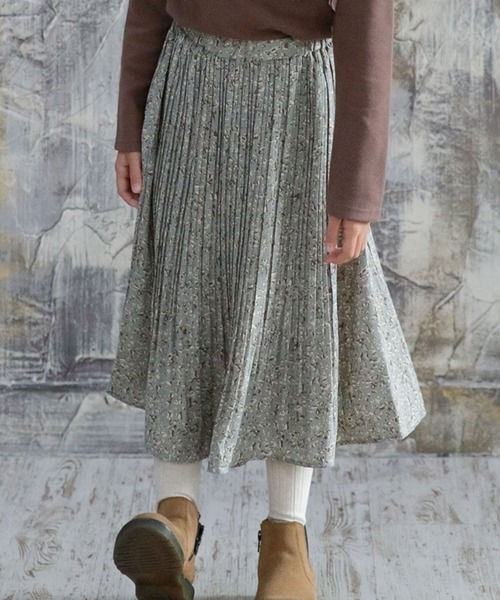 Bee des Bee(ビーデスビー)の「プリーツスカート(スカート・キッズ・ナチュラル/ミント/グレイッシュブルー/ブラック/ブラウン/ブラック系その他/ベージュ系その他・130cm/150cm/100cm/120cm/110cm/140cm)」の6枚目の写真