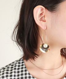 RANDA | ボール×メタルデザインピアス/FA0614(ピアス（両耳用）)