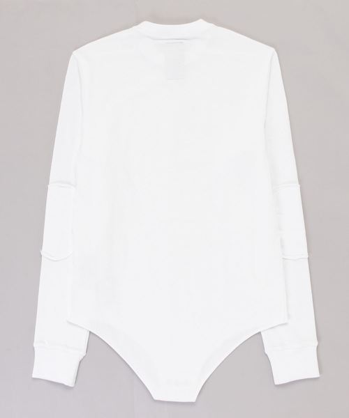 Rick Owens（リックオウエンス）の「RICK OWENS X CHAMPION / "BODY MIN 4" スウェット（Tシャツ/カットソー・メンズ・ブラック/ホワイト・MEDIUM/SMALL）」の3枚目の写真