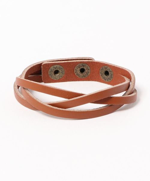 Fun & Daily(ファンアンドデイリー)の「F&D : Triple Twist Leather Bracelet(ブレスレット・メンズ・ブラック/ブラウン/ライトブラウン/ホワイト/ダークブラウン/ベージュ/ブラウン系その他・FREE)」の16枚目の写真