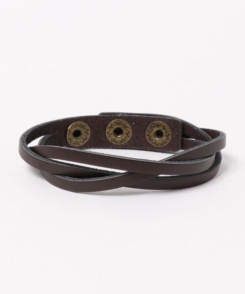 Fun & Daily(ファンアンドデイリー)の「F&D : Triple Twist Leather Bracelet(ブレスレット・メンズ・ブラック/ブラウン/ライトブラウン/ホワイト/ダークブラウン/ベージュ/ブラウン系その他・FREE)」の11枚目の写真