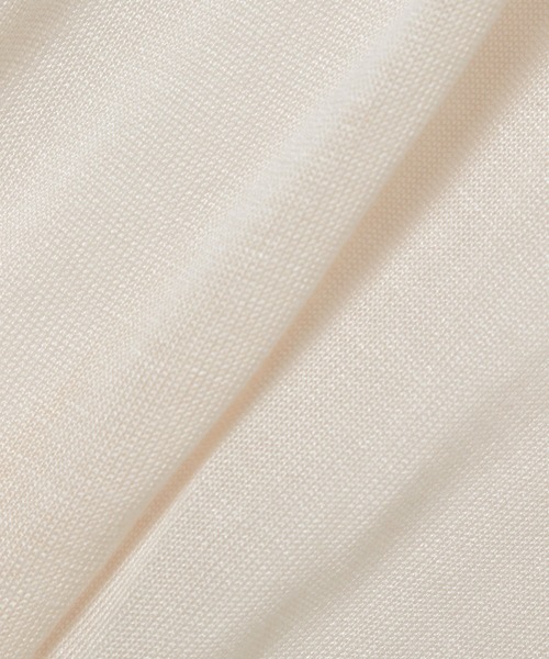 LAKOLE（ラコレ）の「【接触冷感】14Gドルマンショートカーディガン / LAKOLE（カーディガン/ボレロ・レディース・ライトベージュ/ライラック/ライトグリーン/ブラック/オフホワイト・FREE）」の11枚目の写真