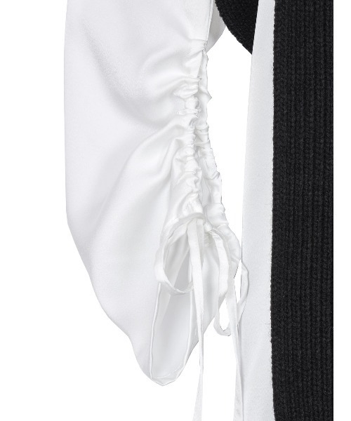 Ameri（アメリ）の「VEST LAYERED SHIRT DRESS（ワンピース・レディース・ブラウン/ブラック/カーキ・SMALL/MEDIUM）」の16枚目の写真