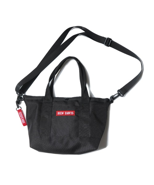 BEN DAVIS(ベンデイビス)の「《BEN DAVIS》TRAVEL SHOULDER(ショルダーバッグ・メンズ・ブラック×ブラック/ブラック×パープル/ブラック×レッド・FREE)」の3枚目の写真