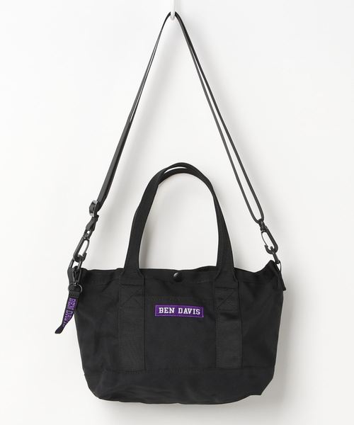 BEN DAVIS(ベンデイビス)の「《BEN DAVIS》TRAVEL SHOULDER(ショルダーバッグ・メンズ・ブラック×ブラック/ブラック×パープル/ブラック×レッド・FREE)」の8枚目の写真
