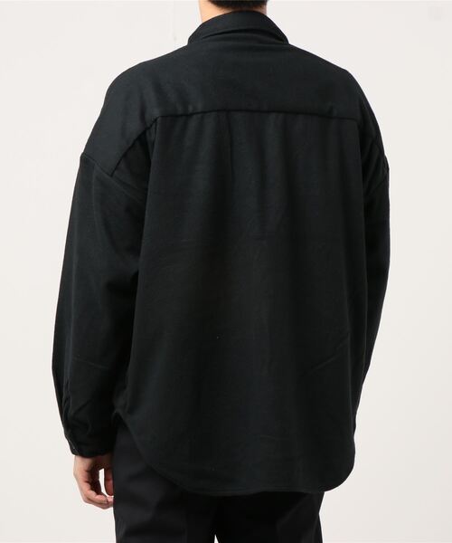 ARCADE（アーケード）の「ビッグシルエット起毛CPOジャケット（カバーオール・メンズ・カーキ/ブラック/アイボリー/ブラウン系その他/ベージュ系その他・M/L）」の8枚目の写真