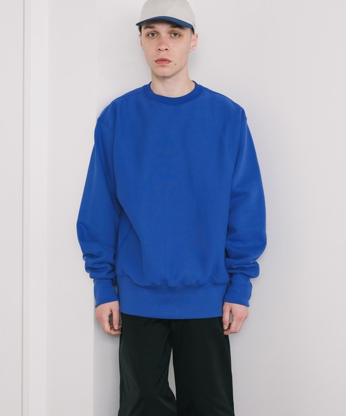 CAMBER/キャンバー CROSS KNIT CREW NECK(234) 裏起毛クルーネック