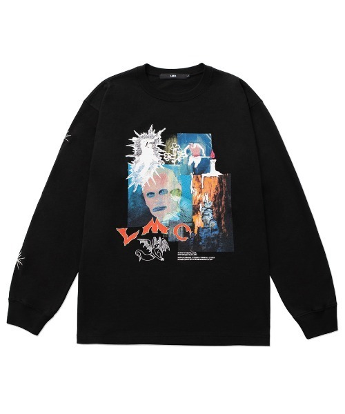 Tシャツ・カットソー LMC WM PRINTED MESH LONG SLV TEE SA664 LMCの「【LMC】ZT LONG SLV TEE / ZT グラフィック ロング