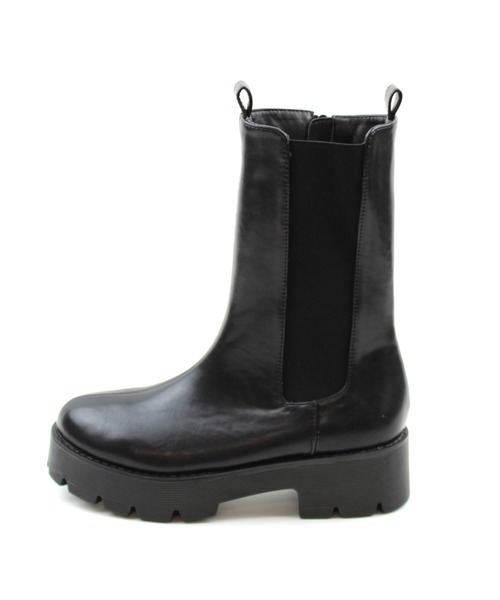 VIVIAN（ヴィヴィアン）の「厚底サイドゴアブーツ（ブーツ・レディース・ブラック/ホワイト・LL/M/L）」の18枚目の写真