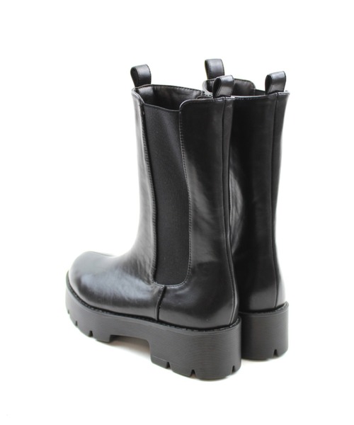 VIVIAN（ヴィヴィアン）の「厚底サイドゴアブーツ（ブーツ・レディース・ブラック/ホワイト・LL/M/L）」の19枚目の写真