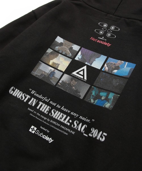 Subciety 攻殻機動隊 CONNECT PULLOVER PARKA L Subcietyx攻殻機動隊