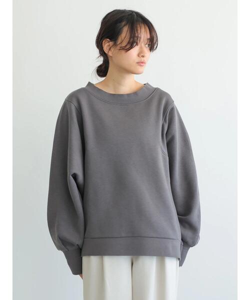 AMERICAN HOLIC(アメリカンホリック)の「アーム切り替え裏毛プルオーバー(スウェット・レディース・アイボリー/ライトベージュ/チャコールグレー/サックスブルー・M/L)」の6枚目の写真