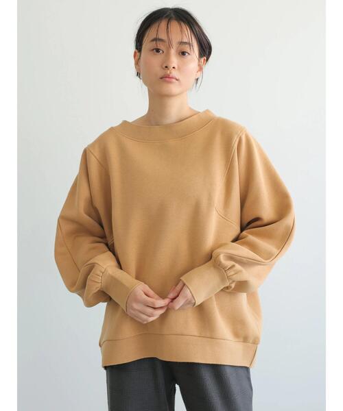 AMERICAN HOLIC(アメリカンホリック)の「アーム切り替え裏毛プルオーバー(スウェット・レディース・アイボリー/ライトベージュ/チャコールグレー/サックスブルー・M/L)」の7枚目の写真