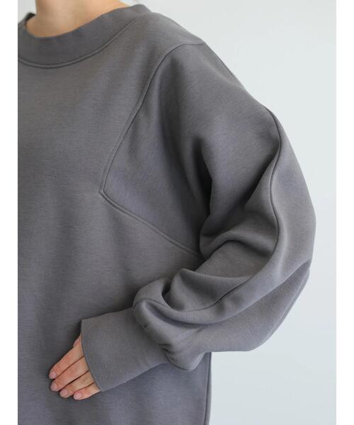 AMERICAN HOLIC(アメリカンホリック)の「アーム切り替え裏毛プルオーバー(スウェット・レディース・アイボリー/ライトベージュ/チャコールグレー/サックスブルー・M/L)」の18枚目の写真