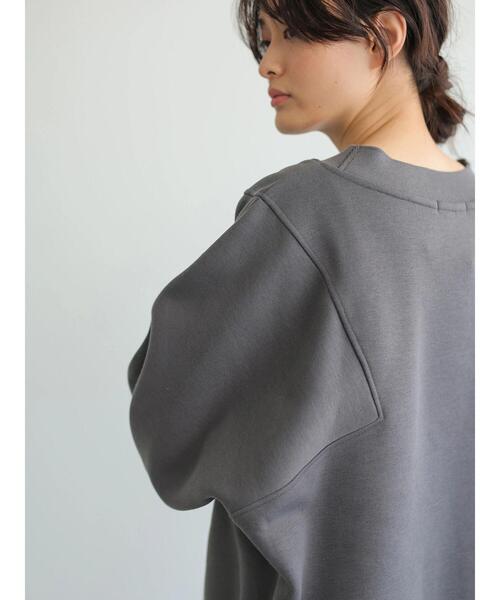 AMERICAN HOLIC(アメリカンホリック)の「アーム切り替え裏毛プルオーバー(スウェット・レディース・アイボリー/ライトベージュ/チャコールグレー/サックスブルー・M/L)」の19枚目の写真