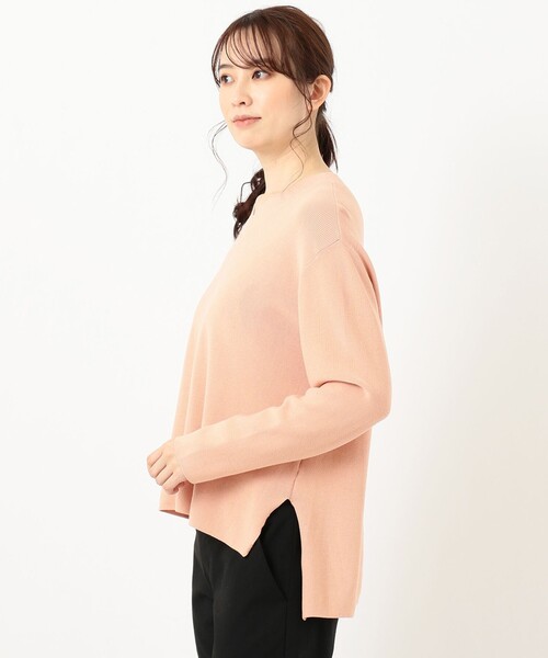 J.PRESS(ジェイプレス)の「【洗える】オーガニックコットンプルオーバー ニット(ニット/セーター・レディース・サックスブルー系/ライトオレンジ系/ライトグレー系/ライトグリーン系・MEDIUM/LARGE)」の10枚目の写真