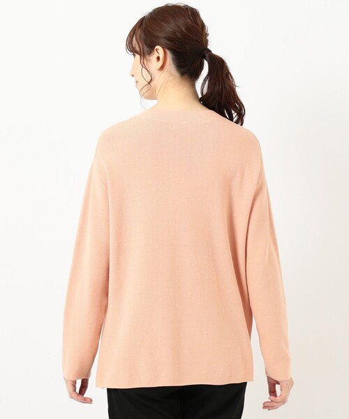 J.PRESS(ジェイプレス)の「【洗える】オーガニックコットンプルオーバー ニット(ニット/セーター・レディース・サックスブルー系/ライトオレンジ系/ライトグレー系/ライトグリーン系・MEDIUM/LARGE)」の9枚目の写真