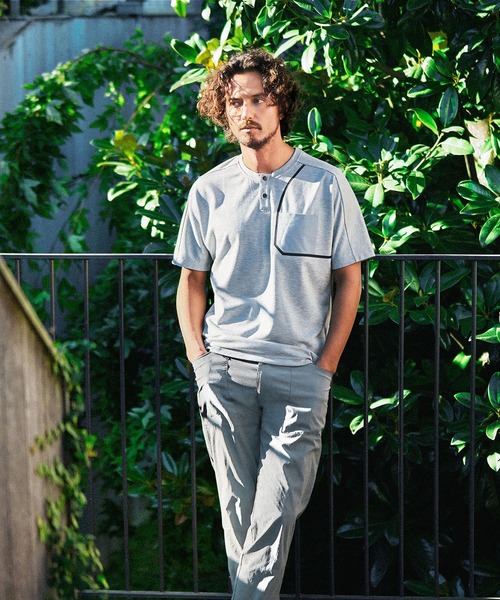 セール フロントポケット 半袖ヘンリーネックtシャツ Adidas Golf アディダスゴルフ Henley Shirt ポロシャツ Adidas アディダス のファッション通販 Zozotown