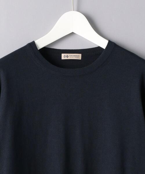 SOVEREIGN(ソブリン)の「<SOVEREIGN(ソブリン)> ハイゲージ クルーネック(ニット/セーター・メンズ・グレー/コバルトブルー/ネイビー・SMALL/MEDIUM/LARGE/X-LARGE)」の12枚目の写真