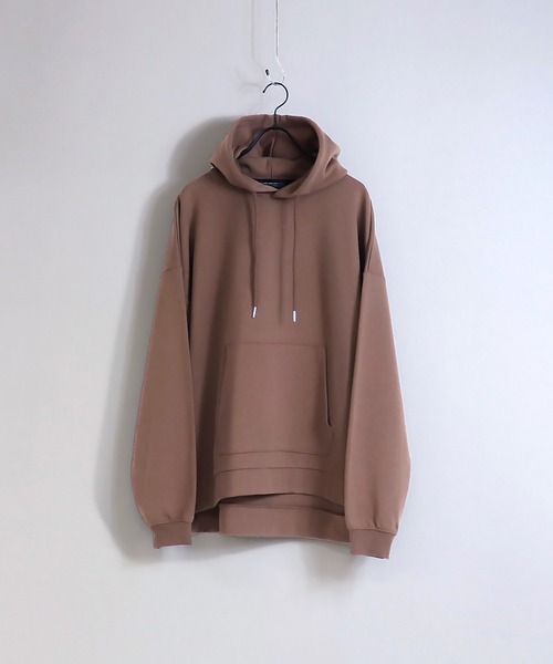 Confirm（コンファーム）の「Confirm / コンファーム ポンチスリットビッグパーカー（パーカー・メンズ・ブラック/オレンジ/アイボリー/ミント/サックスブルー/ベージュ・M/L）」の6枚目の写真