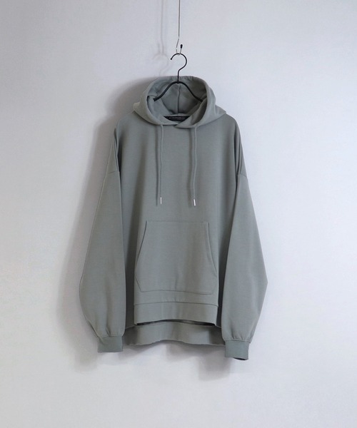 Confirm（コンファーム）の「Confirm / コンファーム ポンチスリットビッグパーカー（パーカー・メンズ・ブラック/オレンジ/アイボリー/ミント/サックスブルー/ベージュ・M/L）」の5枚目の写真