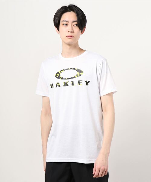 OAKLEY(オークリー)の「オークリー ENHANCE QD SS TEE O BARK 11.0(Tシャツ/カットソー・メンズ・ブルー/グリーン/ブラック/ネイビー/ホワイト・LL/M/S/3L/L)」の2枚目の写真