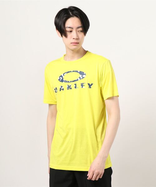 OAKLEY(オークリー)の「オークリー ENHANCE QD SS TEE O BARK 11.0(Tシャツ/カットソー・メンズ・ブルー/グリーン/ブラック/ネイビー/ホワイト・LL/M/S/3L/L)」の3枚目の写真