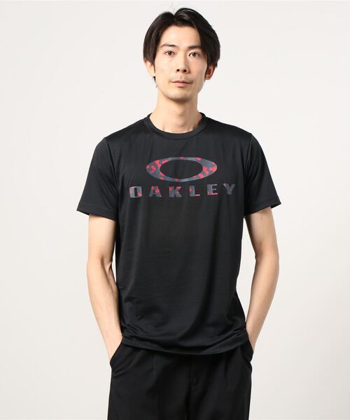 OAKLEY(オークリー)の「オークリー ENHANCE QD SS TEE O BARK 11.0(Tシャツ/カットソー・メンズ・ブルー/グリーン/ブラック/ネイビー/ホワイト・LL/M/S/3L/L)」の1枚目の写真