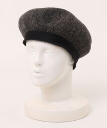 Basiquenti（ベーシックエンティ）の「【Basiquenti】Linen Thermo Beret BCA-Y90391（ハンチング/ベレー帽）」