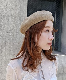 Basiquenti(�x�[�V�b�N�G���e�B)�́yBasiquenti�zLinen Thermo Beret BCA-Y90391(�n���`���O/�x���[�X)