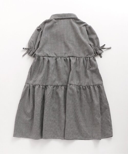 algy（アルジー）の「アキcコラボティアードシャツワンピ（ワンピース・キッズ・チェック/ピンク/オフホワイト・MEDIUM/XX-SMALL/SMALL/X-SMALL）」の11枚目の写真