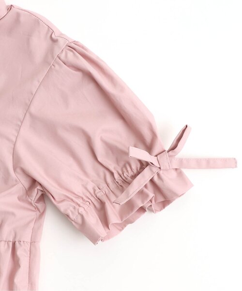 algy（アルジー）の「アキcコラボティアードシャツワンピ（ワンピース・キッズ・チェック/ピンク/オフホワイト・MEDIUM/XX-SMALL/SMALL/X-SMALL）」の6枚目の写真